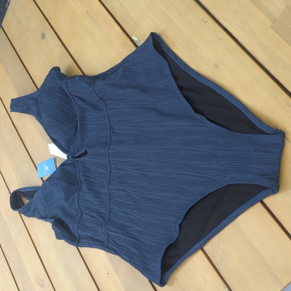 CUPSHE Women's One Piece Swimsuit  Keyhole Cutout Bathing Suit XL NWT - Picture 3 of 5